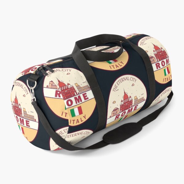 Item preview, Rome Italy City Skyline Emblem designed and sold by KrisSidDesigns.