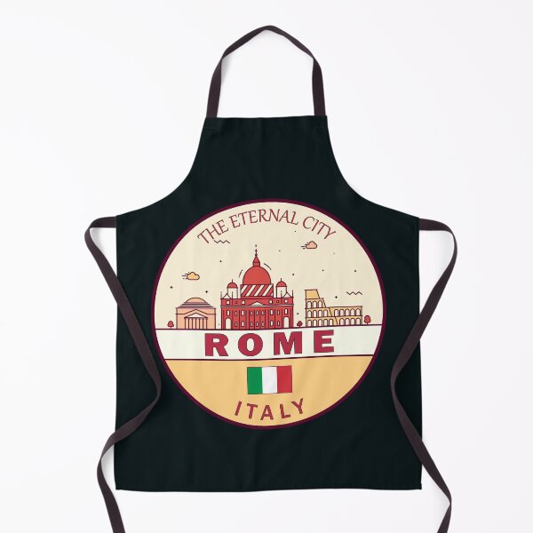 Item preview, Rome Italy City Skyline Emblem designed and sold by KrisSidDesigns.