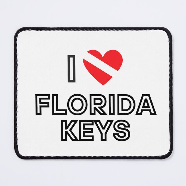 Item preview, I LOVE Florida Keys Scuba Diving Flag designed and sold by Nostraw.