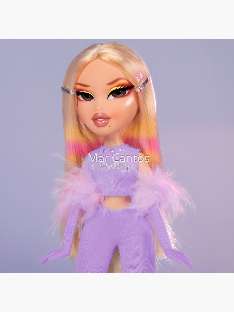 Pink Glitter Bratz  Sticker for Sale by avclrey