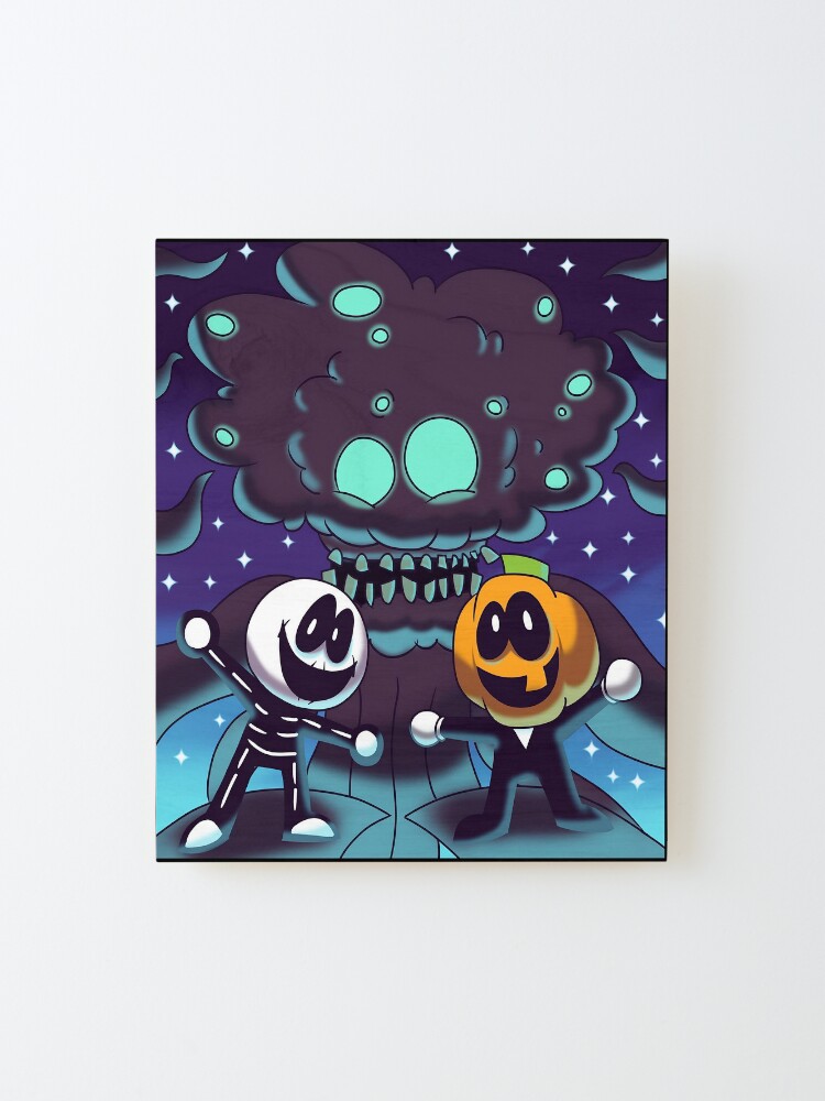 Spooky Month Mounted Print for Sale by XephArtcute