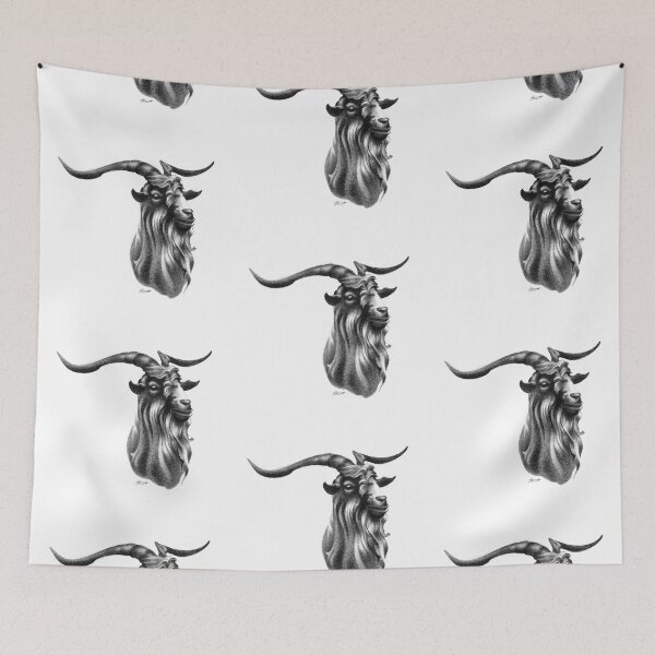 Item preview, Billy Goat Head designed and sold by Patricia Howitt.