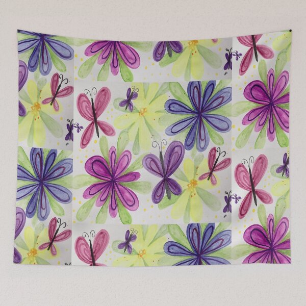 Item preview, Watercolour Flower Garden - Art designed and sold by jolabrese.