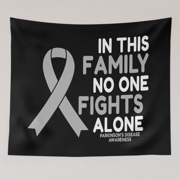 Item preview, In This Family No One Fights Alone Parkinson's Disease Awareness designed and sold by Color-Sparkle.