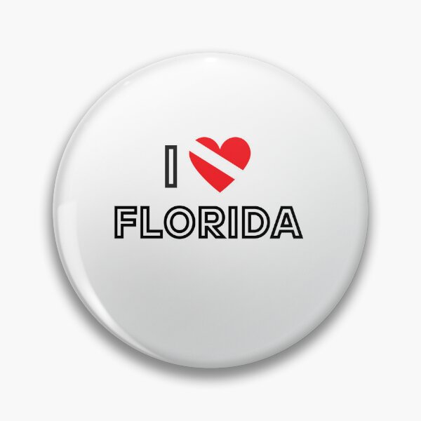 Item preview, I LOVE Florida Scuba Diving Flag designed and sold by Nostraw.