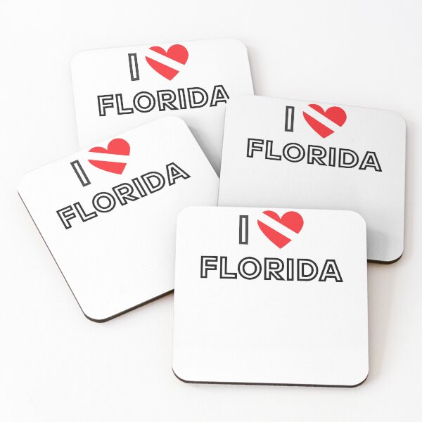 Artikelvorschau, Ich LIEBE die Florida-Tauchflagge entworfen und verkauft von Nostraw.