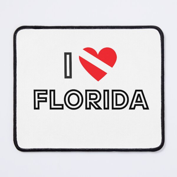 Item preview, I LOVE Florida Scuba Diving Flag designed and sold by Nostraw.