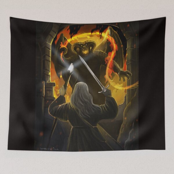 Item preview, Wizard fighting against fantasy monster designed and sold by DarrriaDesign.