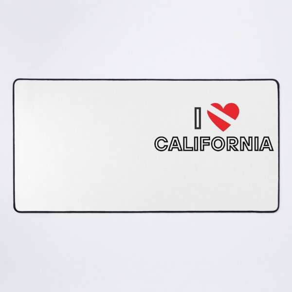 Item preview, I LOVE California Scuba Diving Flag designed and sold by Nostraw.