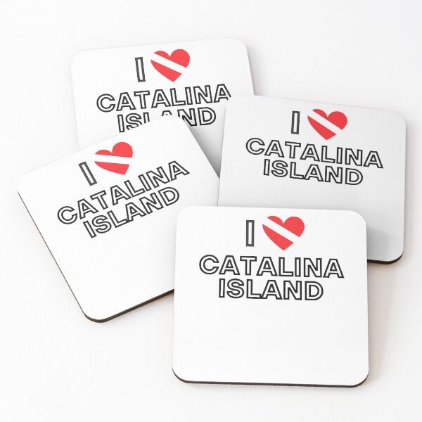 Artikelvorschau, Ich LIEBE die Tauchflagge von Catalina Island entworfen und verkauft von Nostraw.