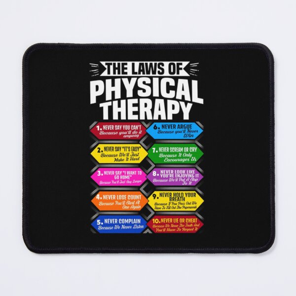 Item preview, The Laws Of Physical Therapy Awesome Therapist Gift10 designed and sold by danicayero.