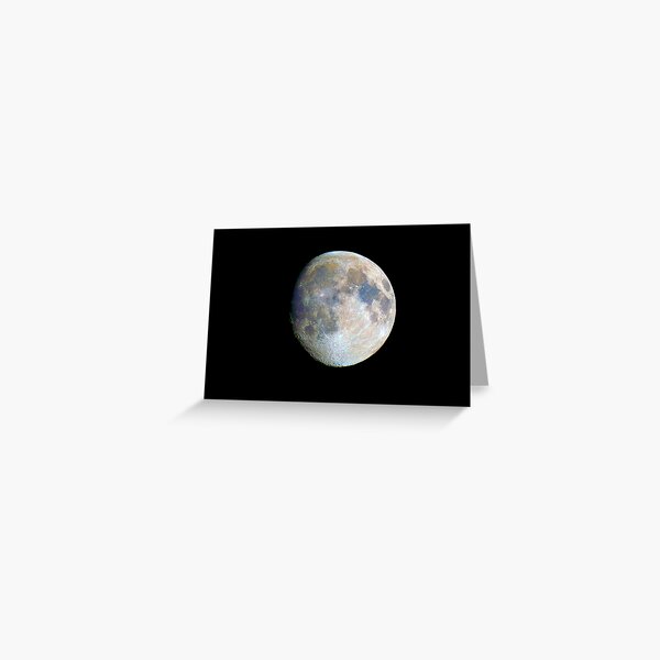 moon in colour Greeting Card
