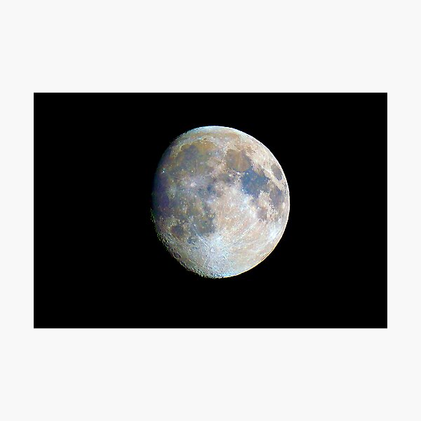 moon in colour Photographic Print