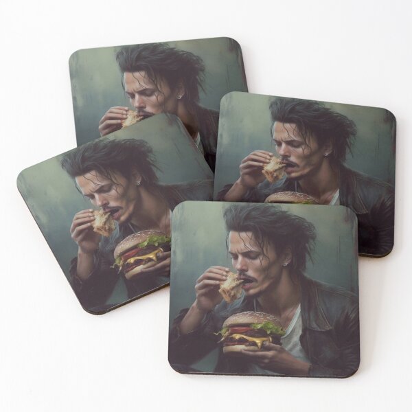 Item preview, Joni Deep is eating a hamburger designed and sold by Just-Imagine1.
