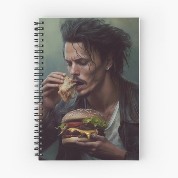 Item preview, Joni Deep is eating a hamburger designed and sold by Just-Imagine1.