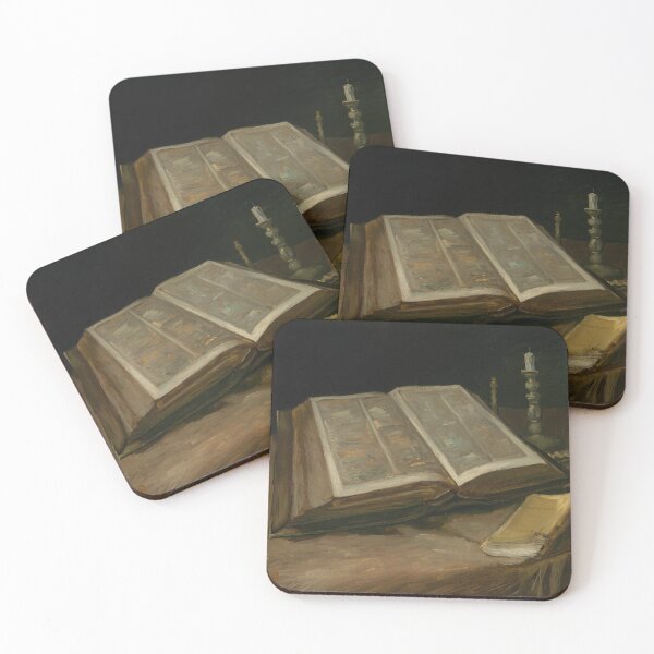 Item preview, Still Life with Bible (Stilleven met bijbel) by Van Gogh circa 1885 designed and sold by Forever-Collie.