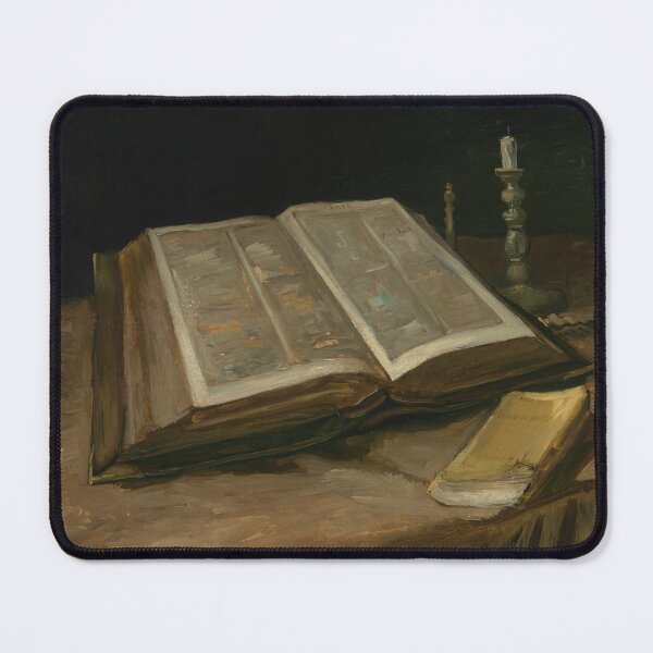 Item preview, Still Life with Bible (Stilleven met bijbel) by Van Gogh circa 1885 designed and sold by Forever-Collie.