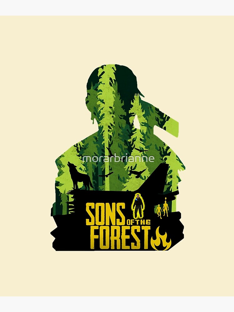 Discover SONS OF THE FOREST ,Kelvin character the forest . Premium Matte Vertical Poster