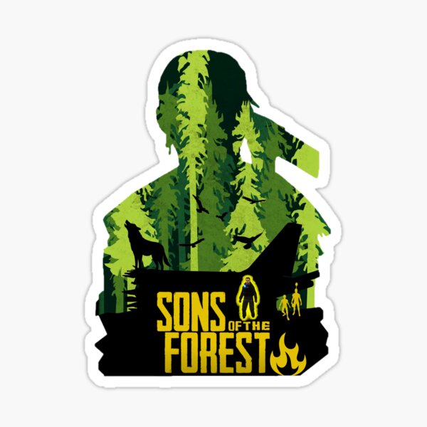 Sons of the Forest Map - Sons Of The Forest Map - Sticker