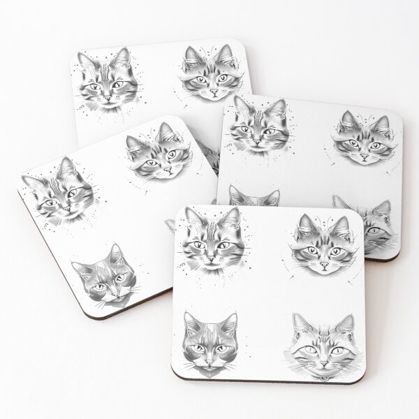 Item preview, black Cat Tattoo Design  designed and sold by bestoftrendy.