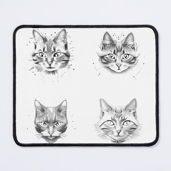 Item preview, black Cat Tattoo Design designed and sold by bestoftrendy.