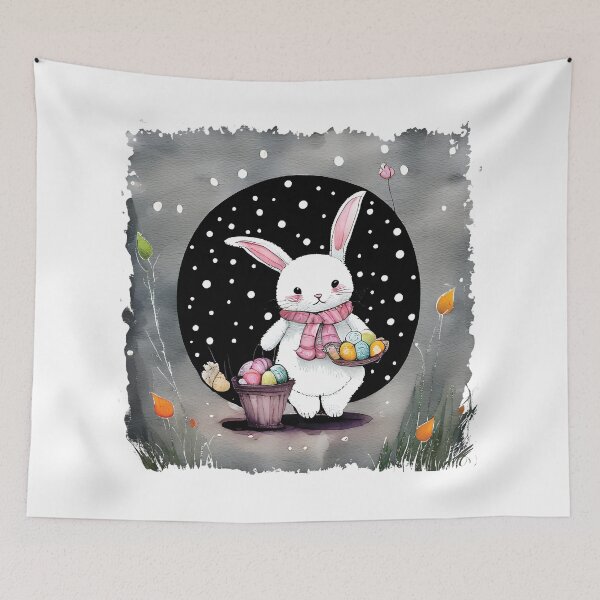 Item preview, Cute Easter Bunny Eggs Hunter designed and sold by WalldeMar.