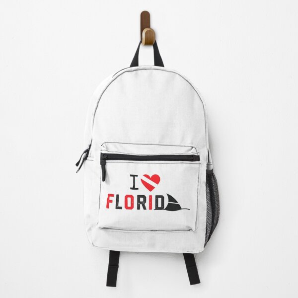 Item preview, I LOVE Florida Shark Scuba Flag designed and sold by Nostraw.