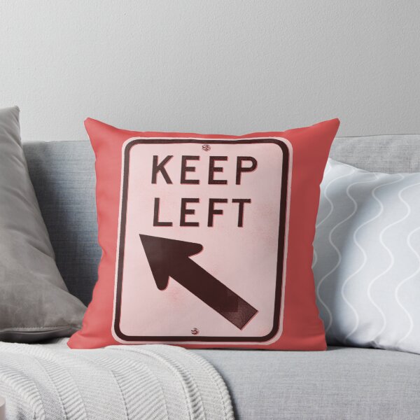 Item preview, keep left - black & white designed and sold by BrownWoodRobot.