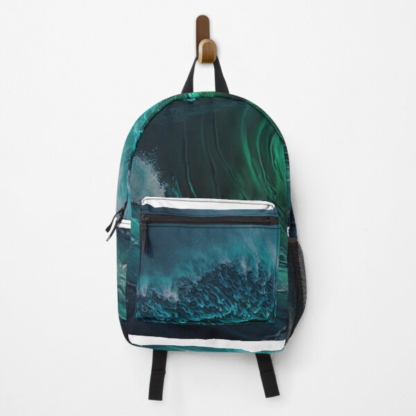 Item preview, Stormy Malachite Green Ocean designed and sold by tejaspawar.