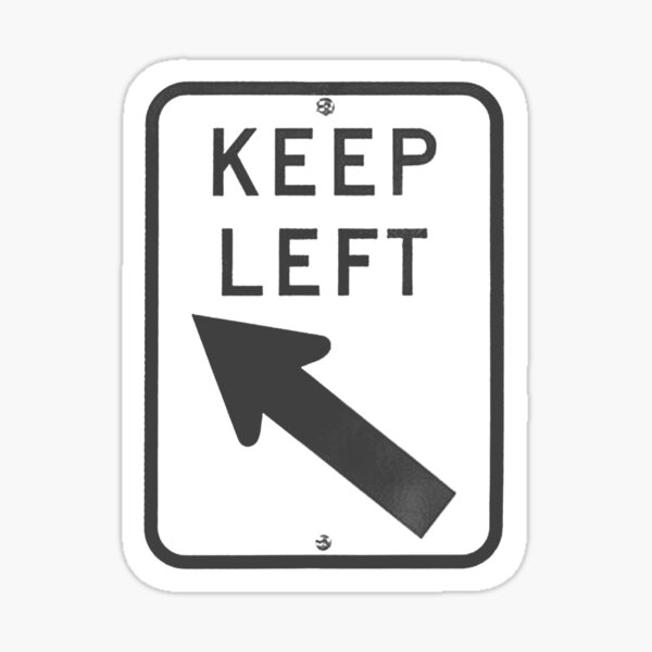 Artikel-Vorschau von links halten - schwarz und weiß, designt und verkauft von BrownWoodRobot.