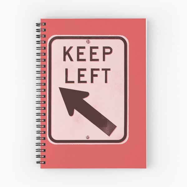 Item preview, keep left - black & white designed and sold by BrownWoodRobot.