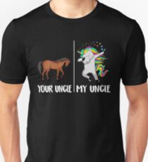 Ihr Onkel mein Onkel Unicorn T-Shirt lustig tupfend niedlich Tupfen Unisex T-Shirt