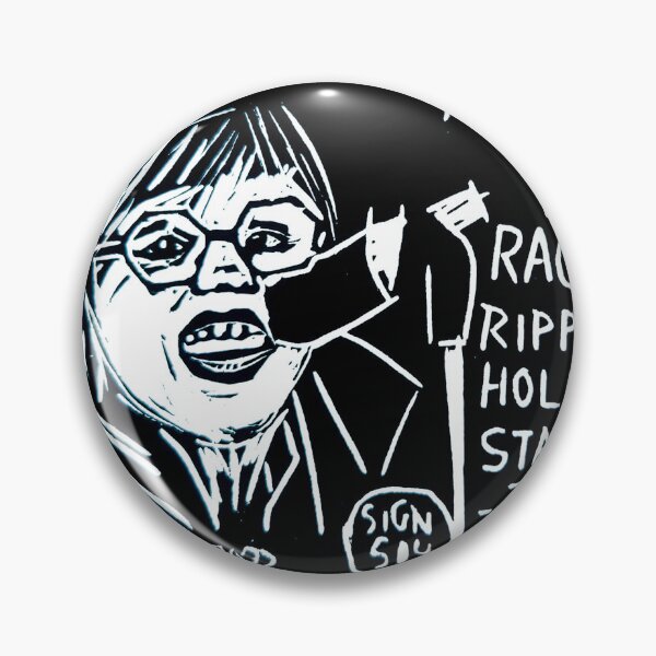 Item preview, Black & White Judy Heumann Tribute Linocut Print designed and sold by Antottks.