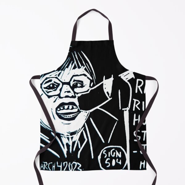 Item preview, Black & White Judy Heumann Tribute Linocut Print designed and sold by Antottks.