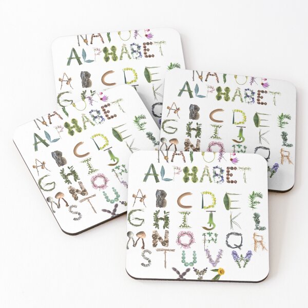 Item preview, Woodland Alphabet | Woodland Nursery Decor | Outdoor Learning Education ABC  designed and sold by EveryDayDabble.