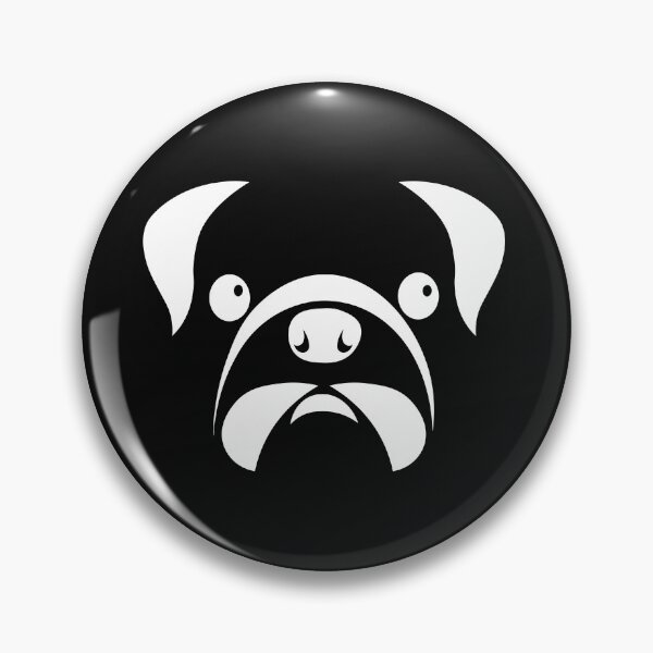 Item preview, white dog head designed and sold by andrew JOHNSEN.