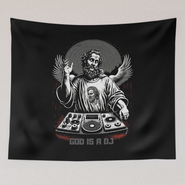 Item preview, God is a DJ designed and sold by brytfanna.