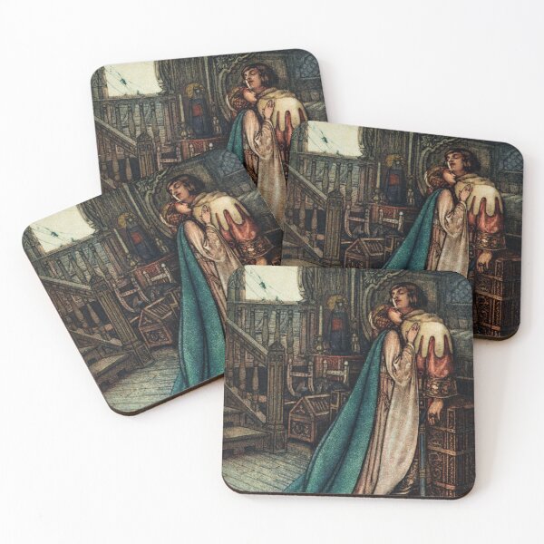 Item preview, Vintage Illustration Maurice Lalau "Romance of Tristan and Iseult" designed and sold by Deannaboh.