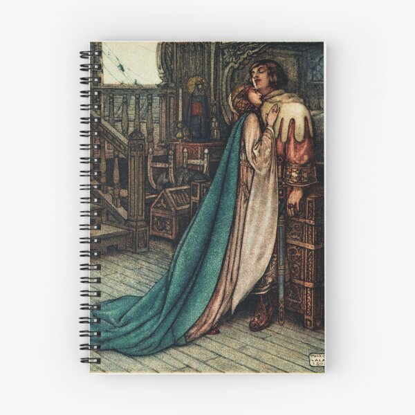 Item preview, Vintage Illustration Maurice Lalau "Romance of Tristan and Iseult" designed and sold by Deannaboh.