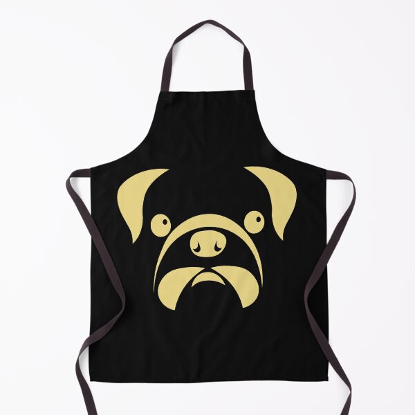 Item preview, golden dog head designed and sold by andrew JOHNSEN.