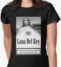 lana del rey marlboro Women's Fitted T-Shirt