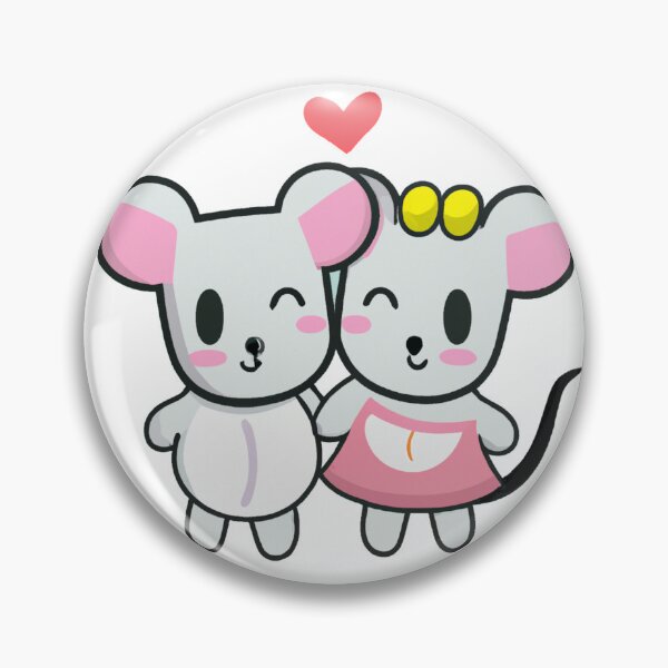 Item preview, Cute Mouse Love Couple designed and sold by mabdulrabn.