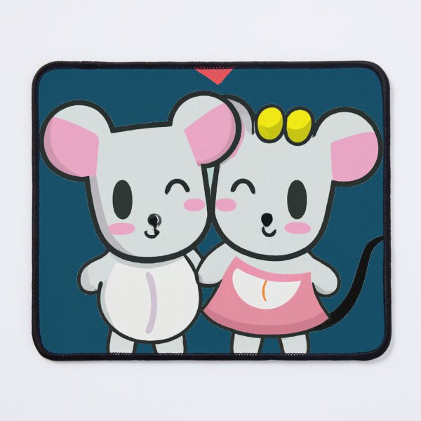 Item preview, Cute Mouse Love Couple designed and sold by mabdulrabn.