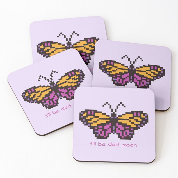 Item preview, Existential Butterfly Pixel Art designed and sold by Arcane Orchid.