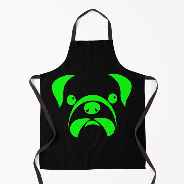 Item preview, green dog head designed and sold by andrew JOHNSEN.