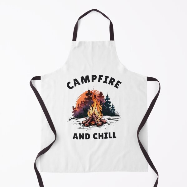 Item preview, CAMPFIRE AND CHILL - camping divertido designed and sold by KatisDesign.