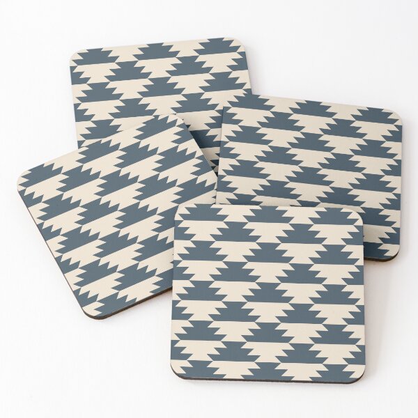 Item preview, Simple geometric Aztec pattern - dark blue designed and sold by BattaAnastasia.