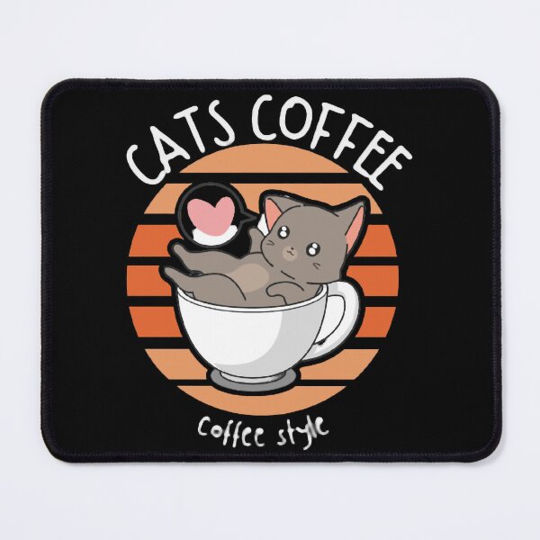 Item preview, Cats Coffee designed and sold by BiblioFoxstore.