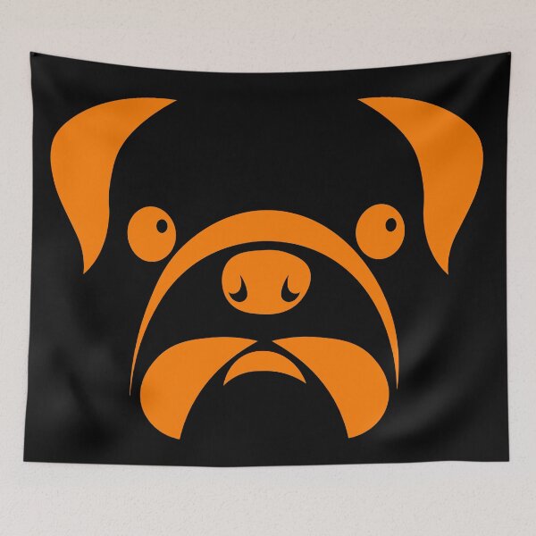 Item preview, orange dog head designed and sold by andrew JOHNSEN.