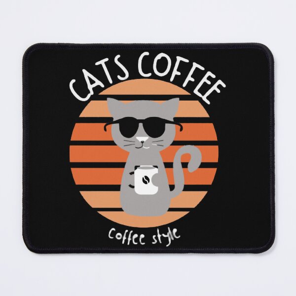Item preview, Cats Coffee designed and sold by BiblioFoxstore.